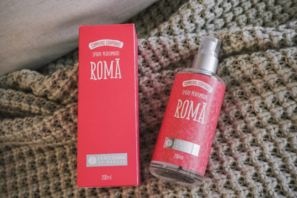 resenha spray perfumado romã loccitane