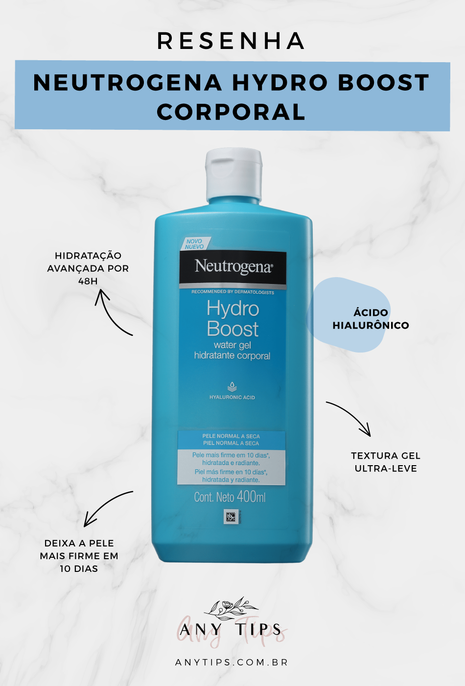 resenha neutrogena hydro boost corporal