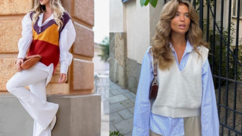 Colete de Tricot: 30 Looks para se Inspirar