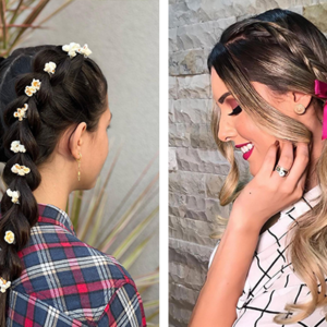 Penteado para Festa Junina: Cabelo Liso, Cacheado, Trança e +
