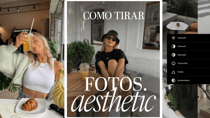 Como tirar fotos sozinha com um visual aesthetic